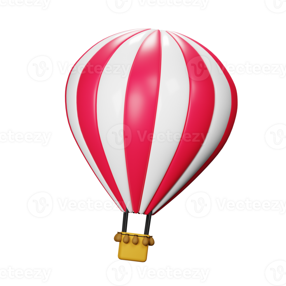 3D Air Ballon Icon png