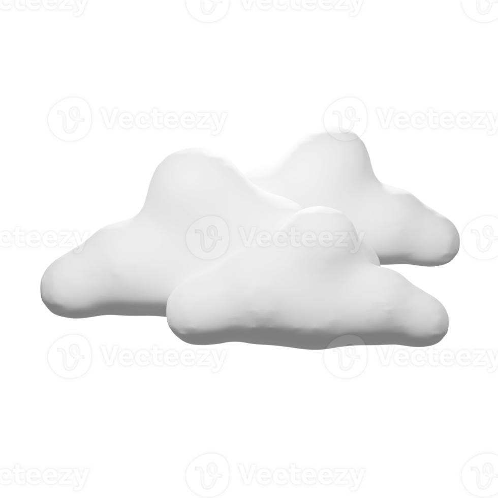 3D Cloud Icon png