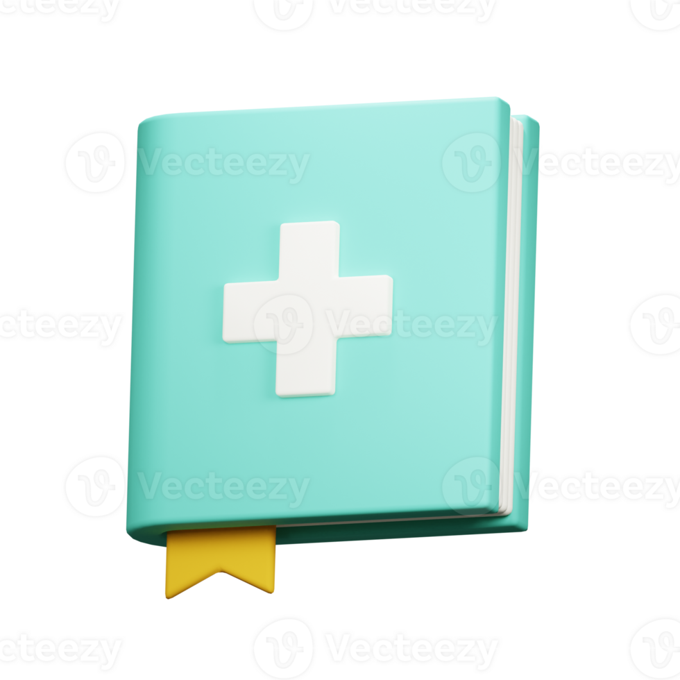 3D Medical Book Icon png