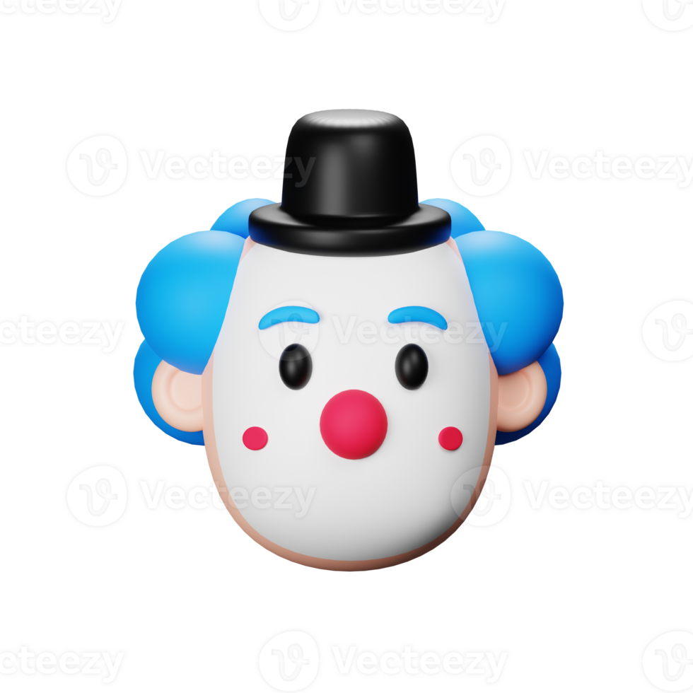 3D Clown Icon png