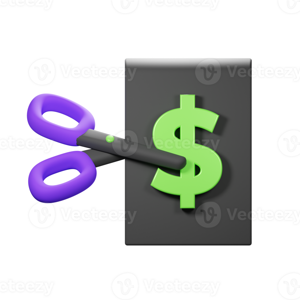 3D Cut Price Icon png