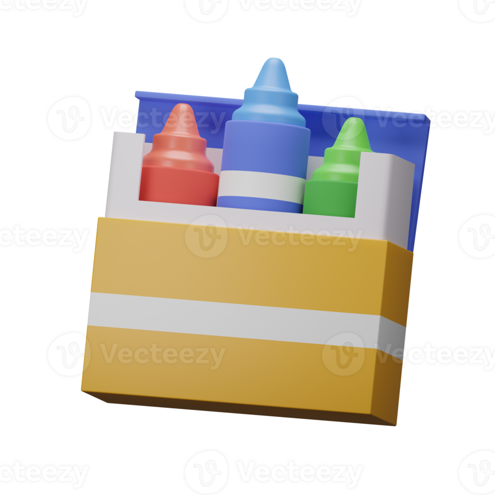 3D Crayon Icon png
