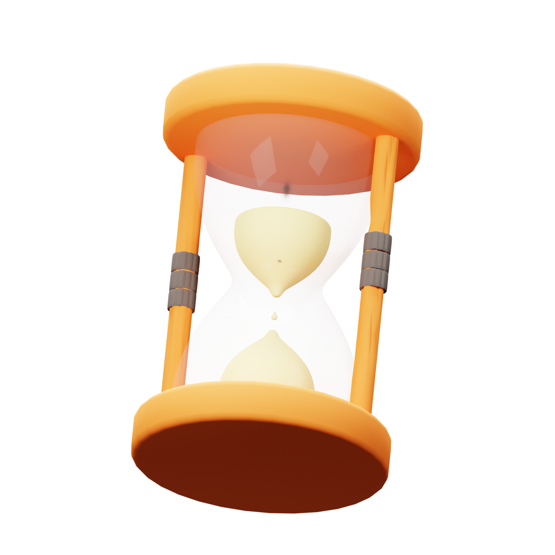 3D Sand Time Icon 23493582 PNG
