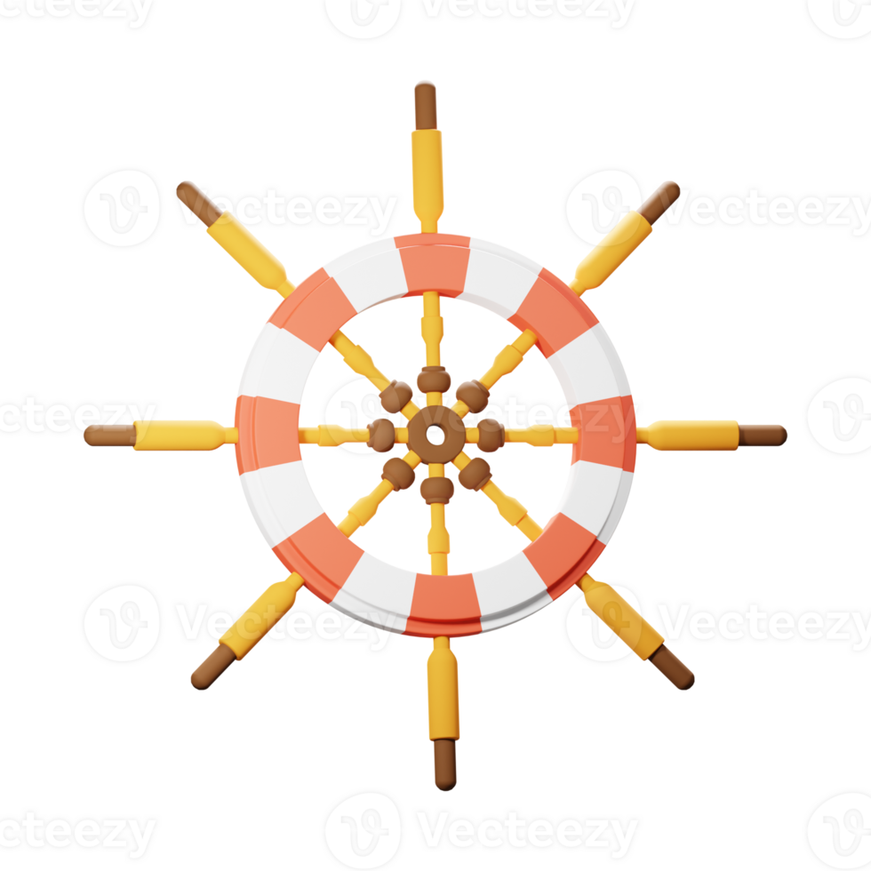 3D Steering Wheel Icon png