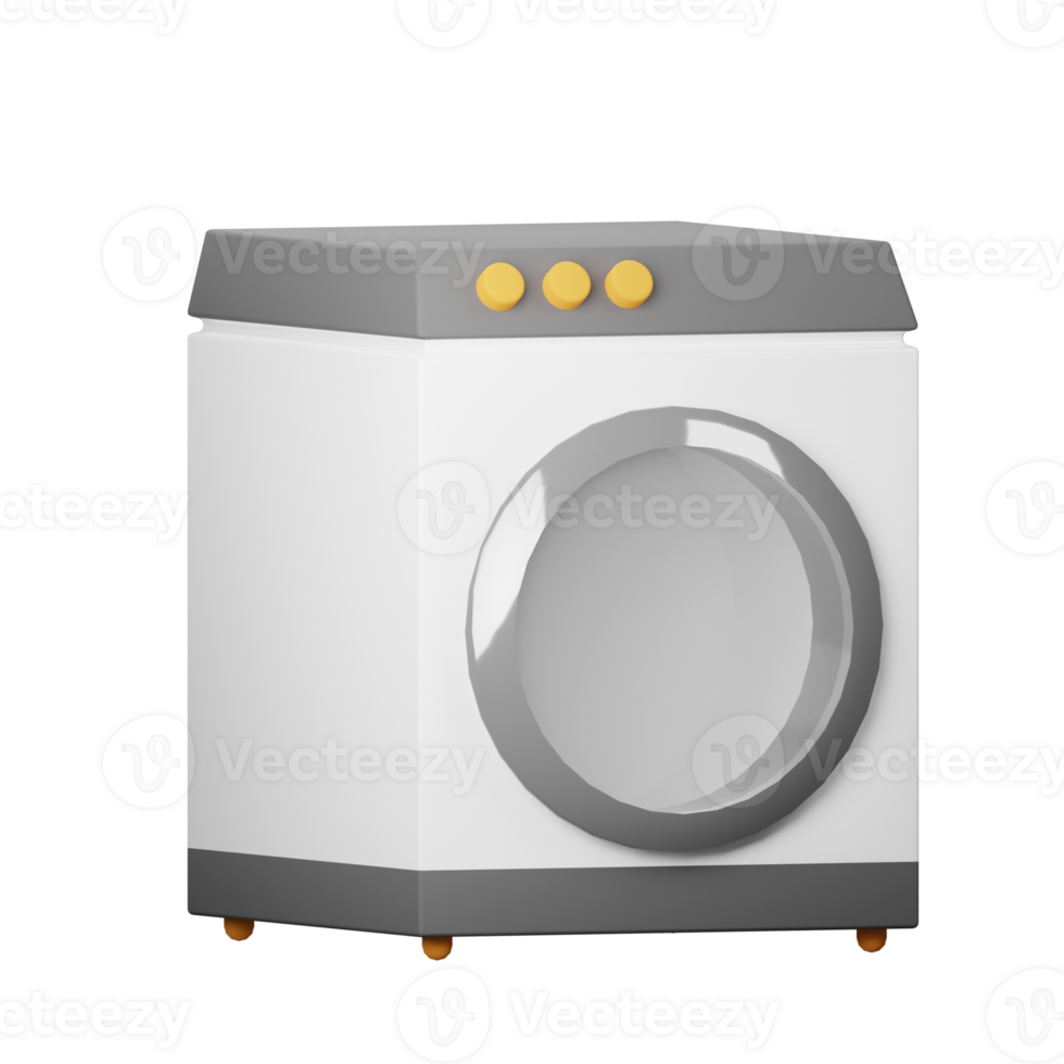 3D Washing Machine Icon png