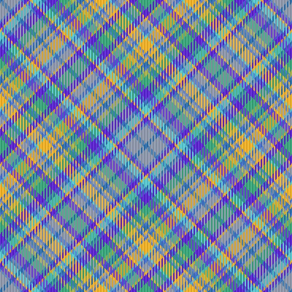 Texture textile fabric. Tartan check pattern. Vector seamless background plaid.