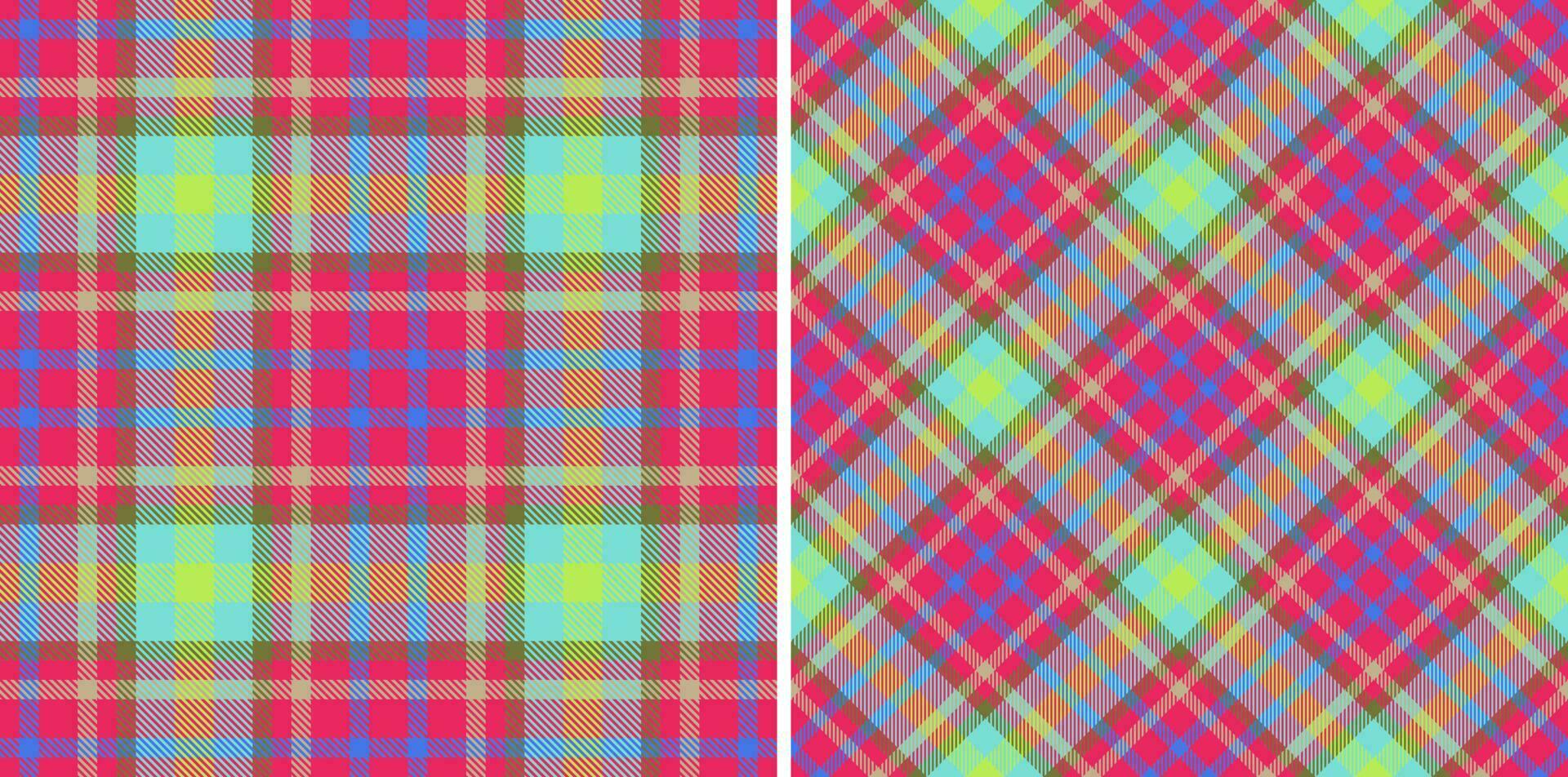 Pattern seamless plaid. Textile tartan texture. Vector check background fabric.