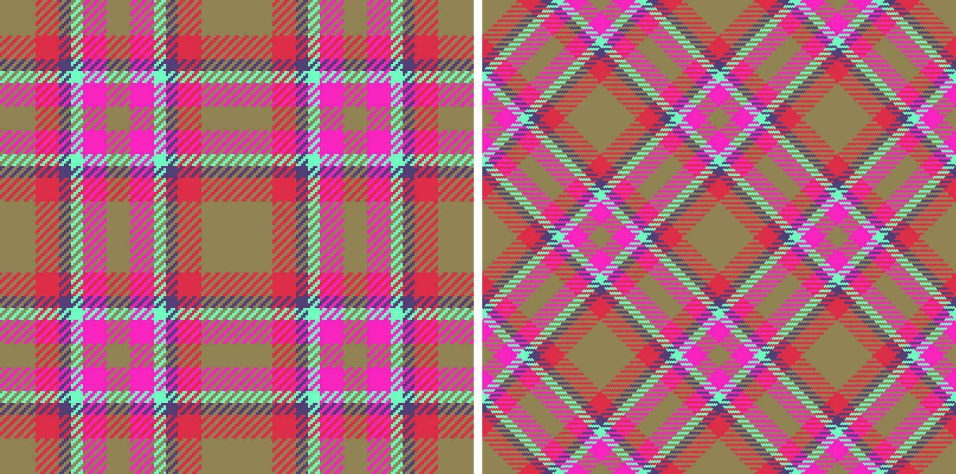 Tartan seamless plaid. Textile vector background. Fabric pattern texture check.