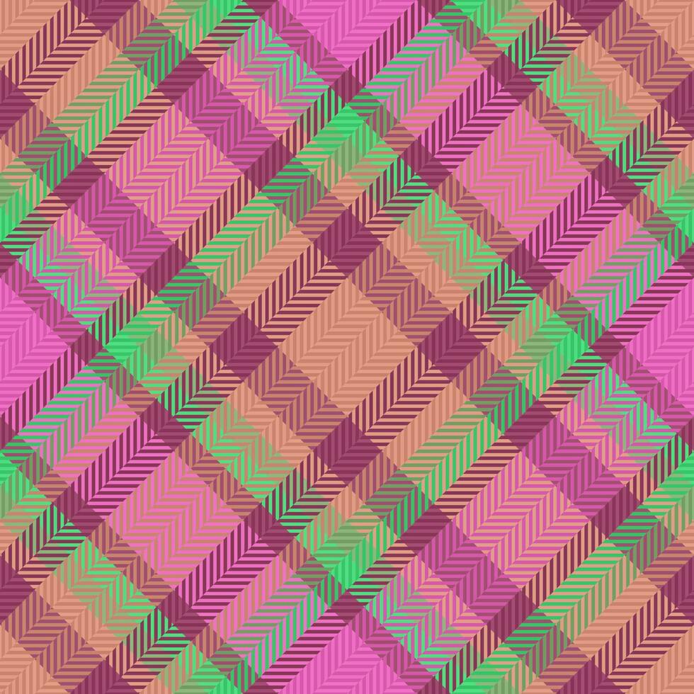 Seamless tartan textile. Check plaid vector. Background fabric pattern texture. vector