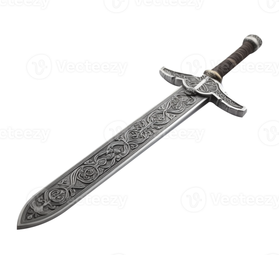 Old Sword with texture in png