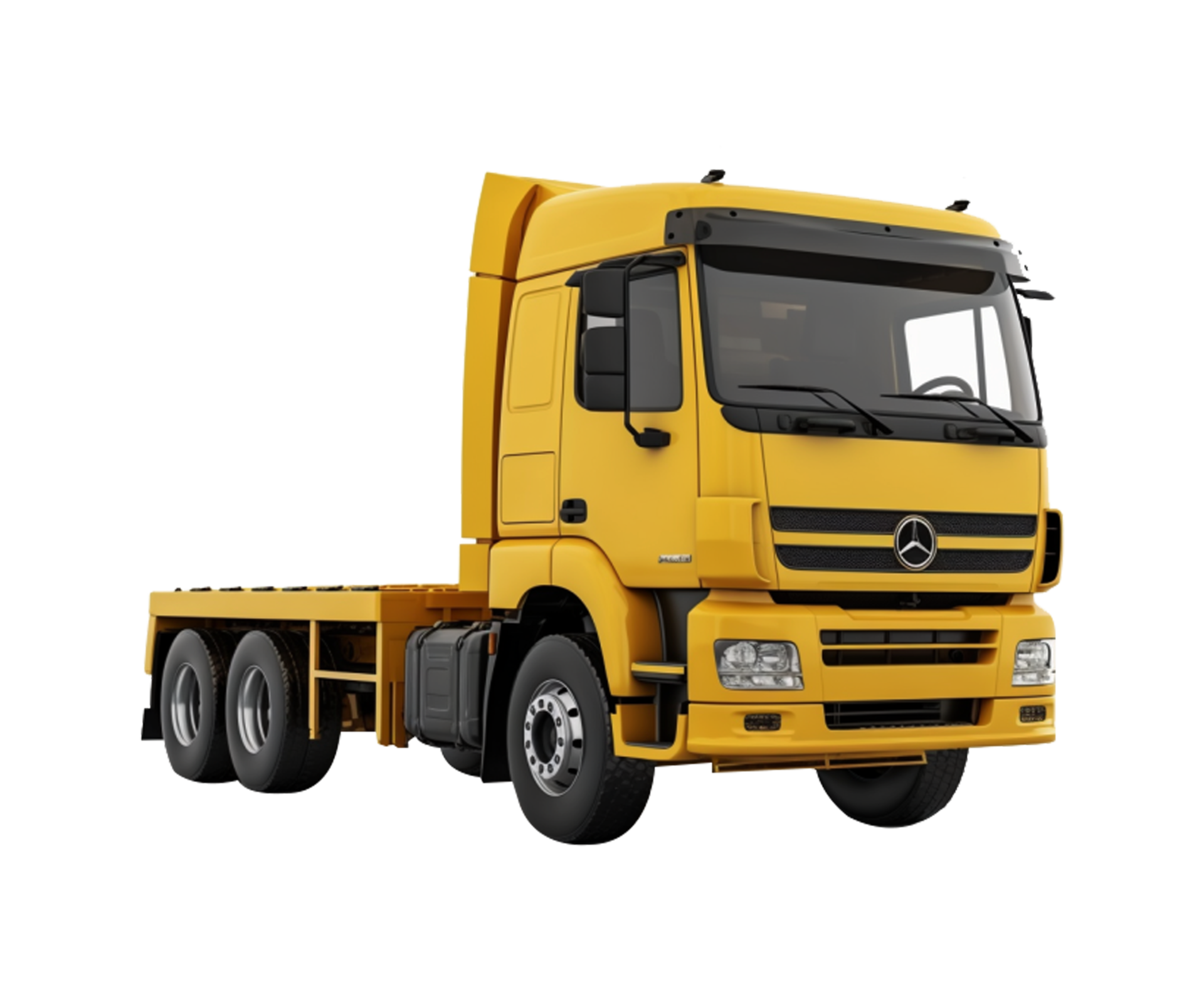 Construction truck in yellow png background 23495015 PNG