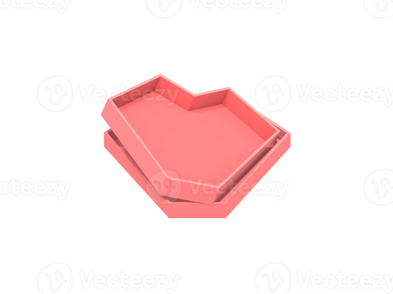 Heart shape box present png