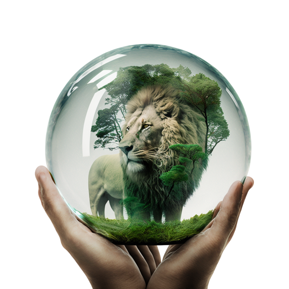 planet earth green clean ecology nature transparent air green trees animals birds. png