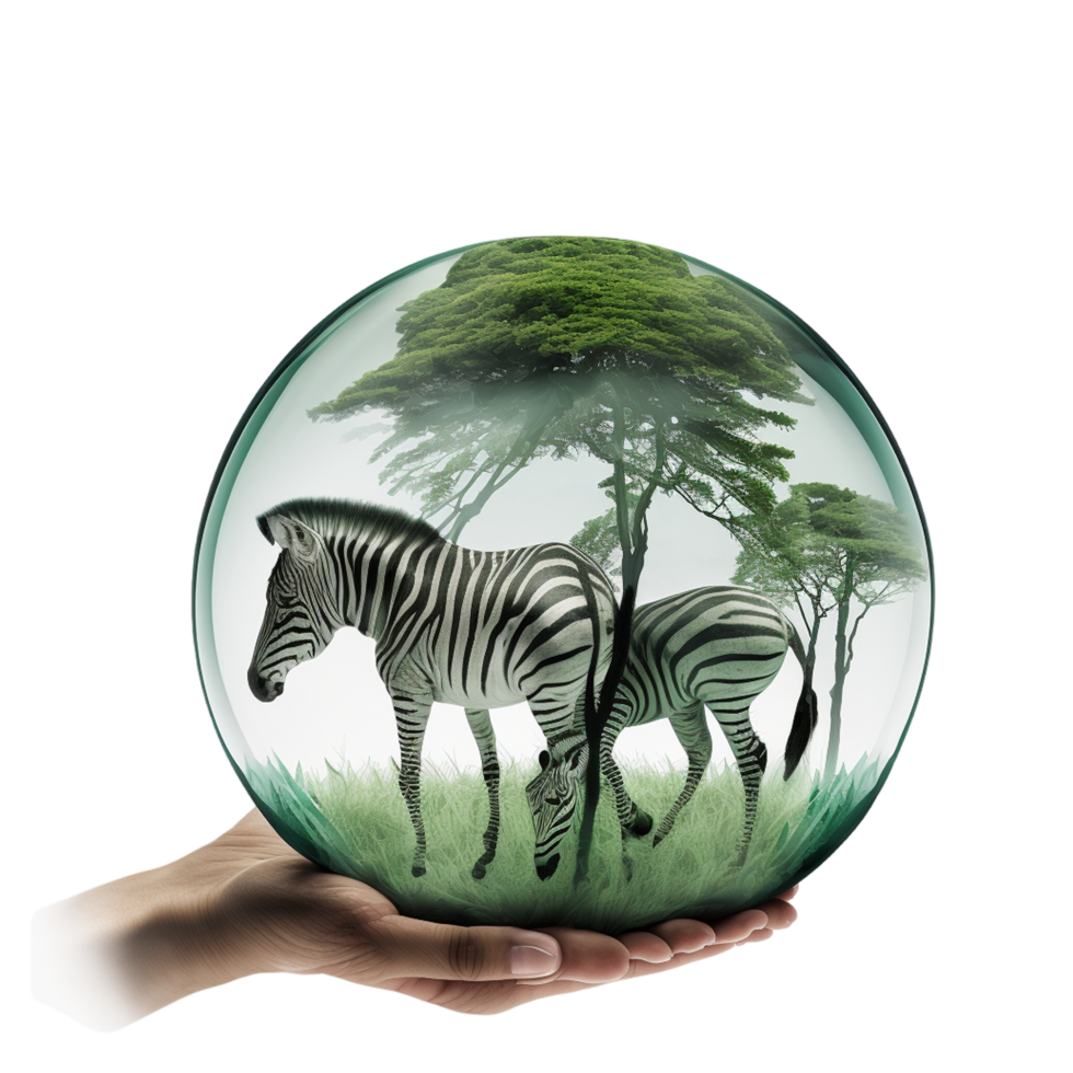 planet earth green clean ecology nature transparent air green trees animals birds. png