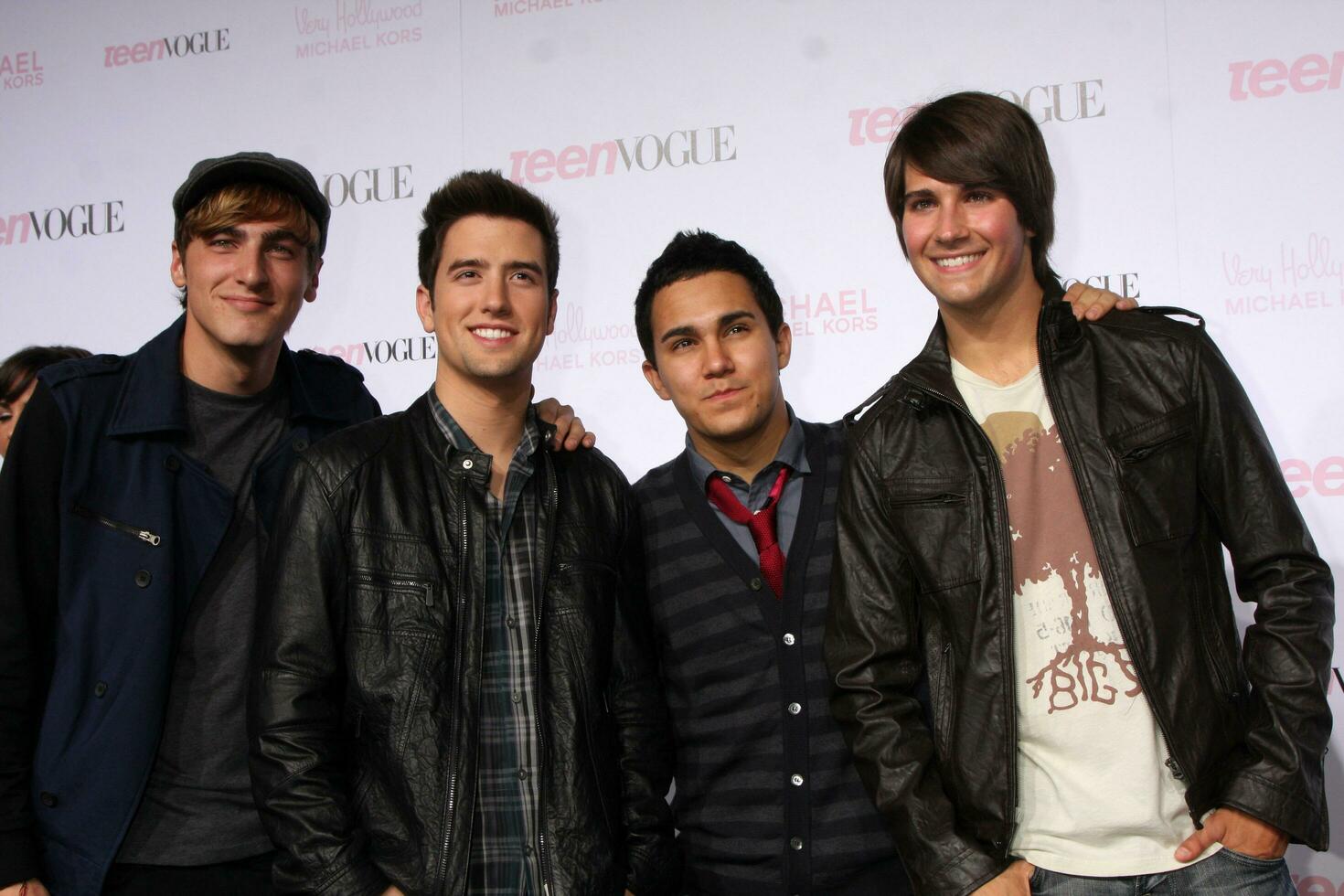 LOS ANGELES  OCT 1 Big Time Rush arrives at the 8th Teen Vogue Young Hollywood Party  Red Carpet at Paramount Studios on October 1 2010 in Los Angeles CA photo