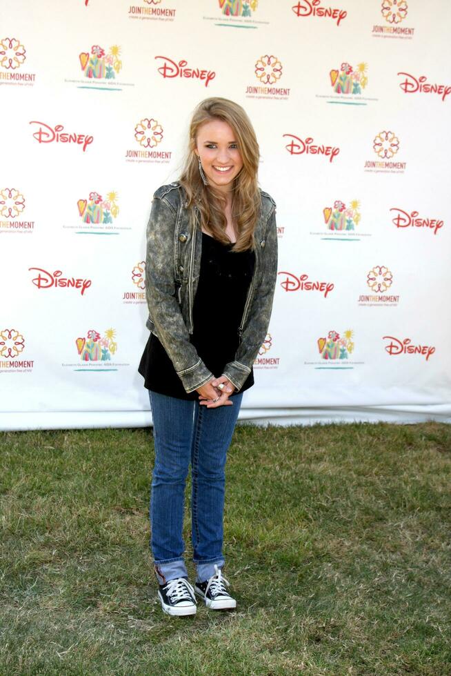 Emily Osment arriving at the A Time For Heroes Celebrity Carnival benefiting the Elizabeth Glaser Pediatrics AIDS Foundation at the Wadsworth Theater Grounds in Westwood  CA on June 7 2009 2009 photo
