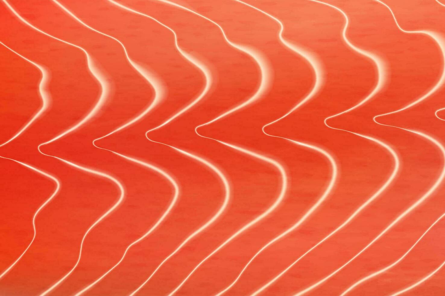 Salmon or trout fish meat fillet, vector texture