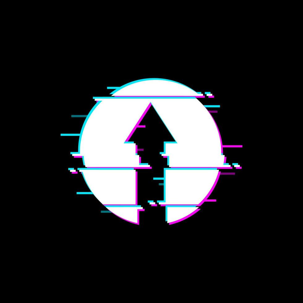 Arrow up button, pointer cursor next forward sign vector