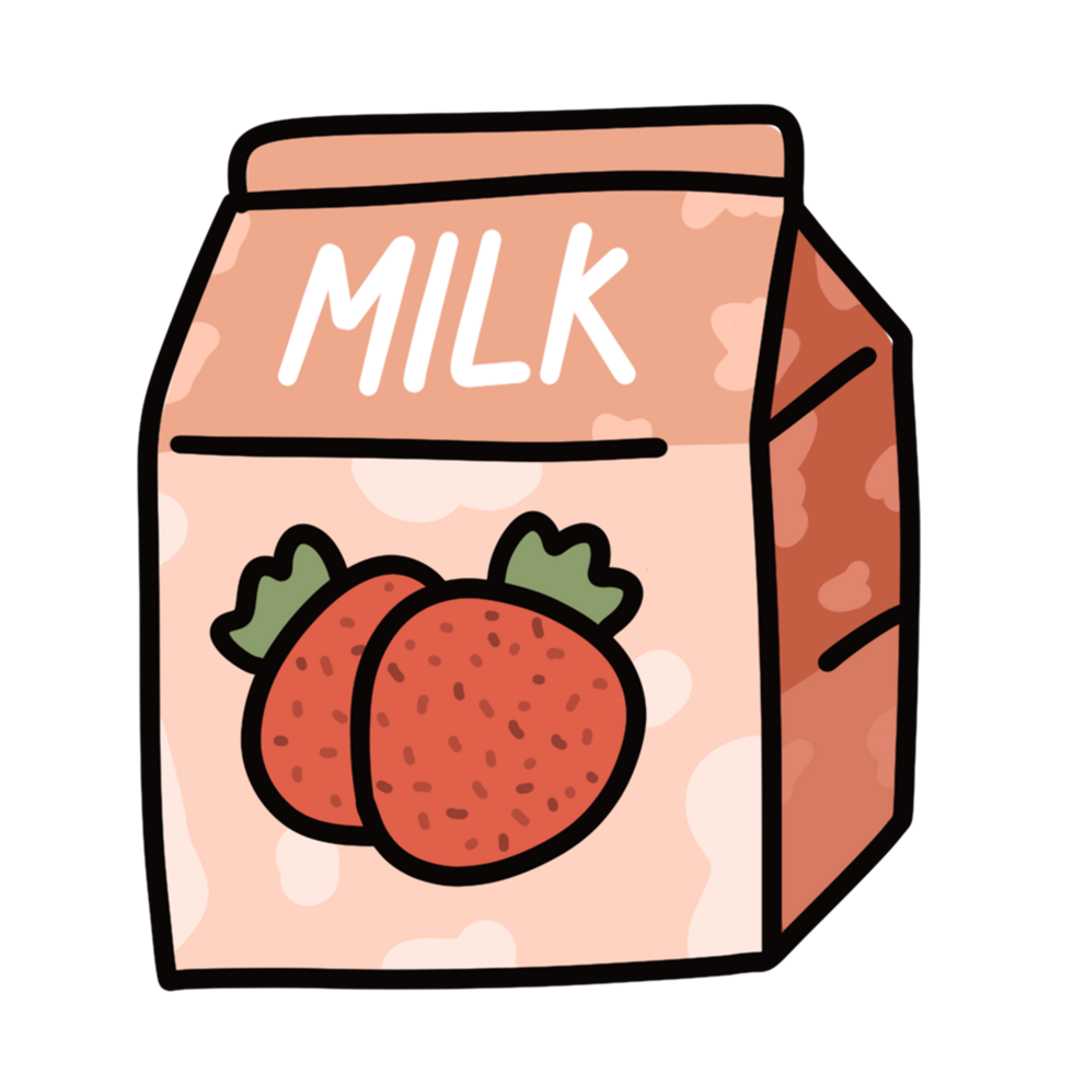 Cute Milk Box png