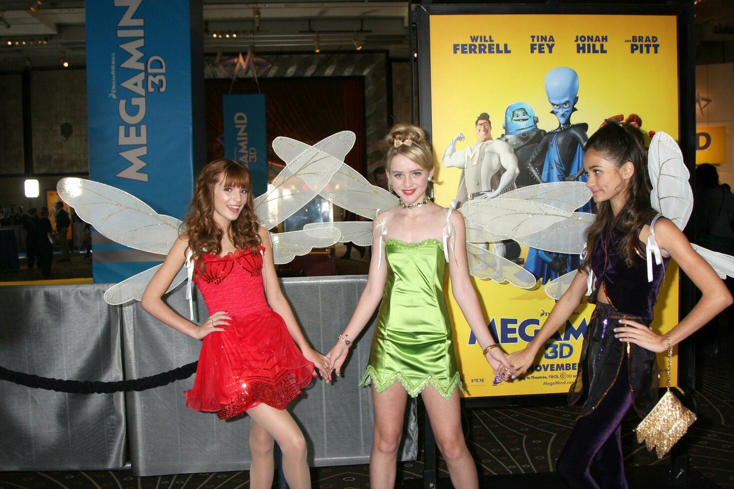 LOS ANGELES  OCT 30 Bella Thorne Kathryn Newton  Pia Mia arrives at the Megamind LA Premiere  Halloween Extravaganza at Manns Chinese Theater on October 30 2010 in Los Angeles CA photo