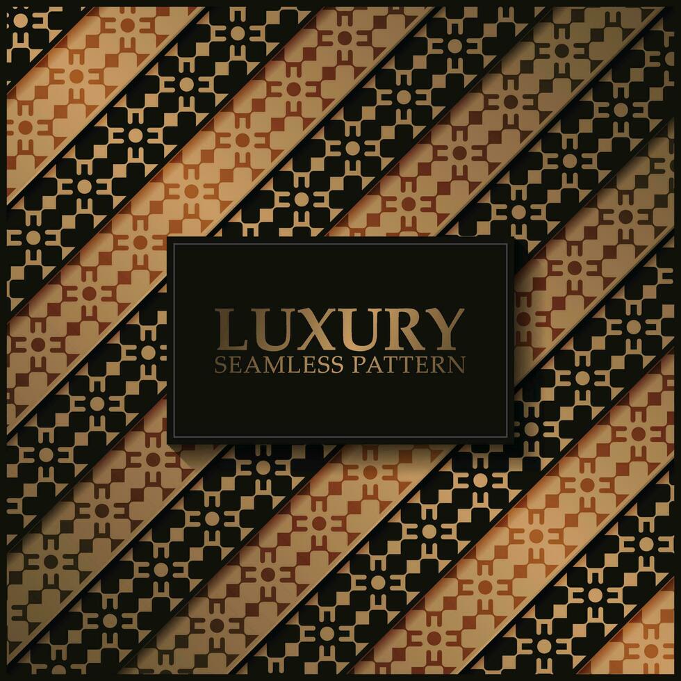 luxury dark seamless pattern background vector