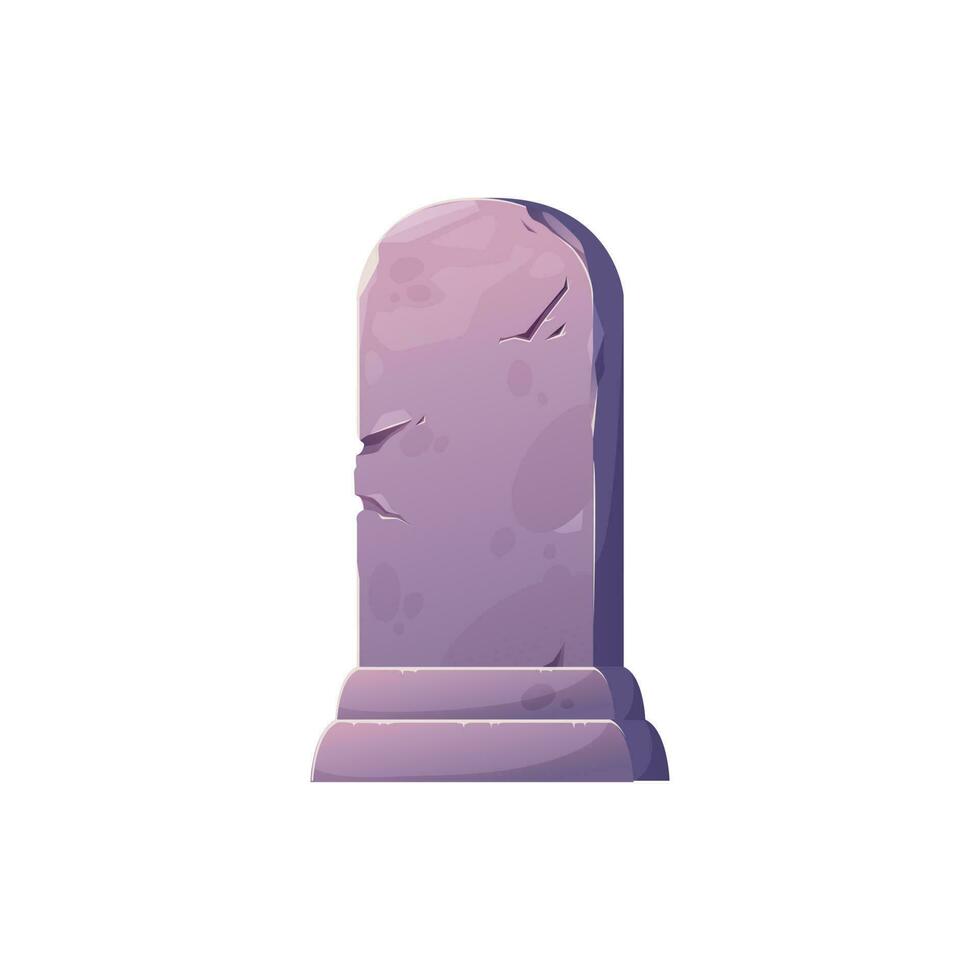 Tombstone headstone isolate marker gravestone icon vector