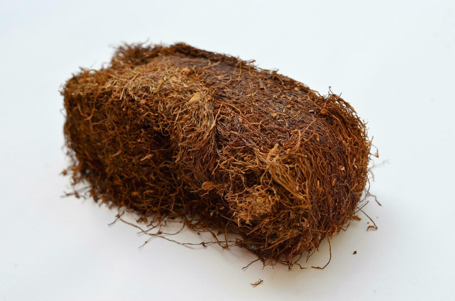 indonesian tobacco isolated at white background photo