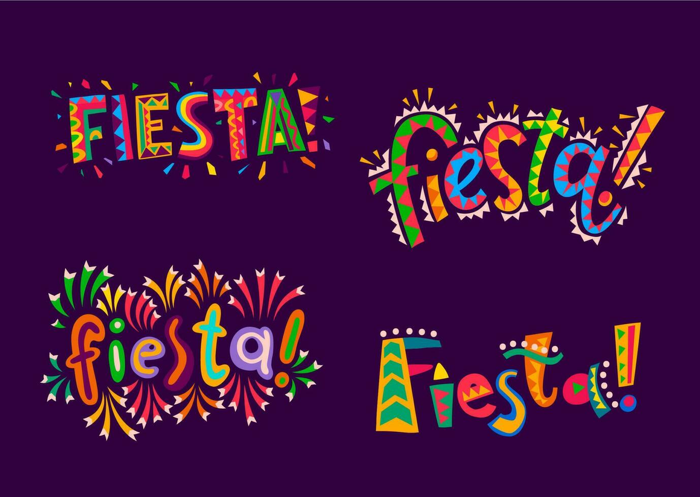 Fiesta party, Mexican, Spanish and Latin holiday vector
