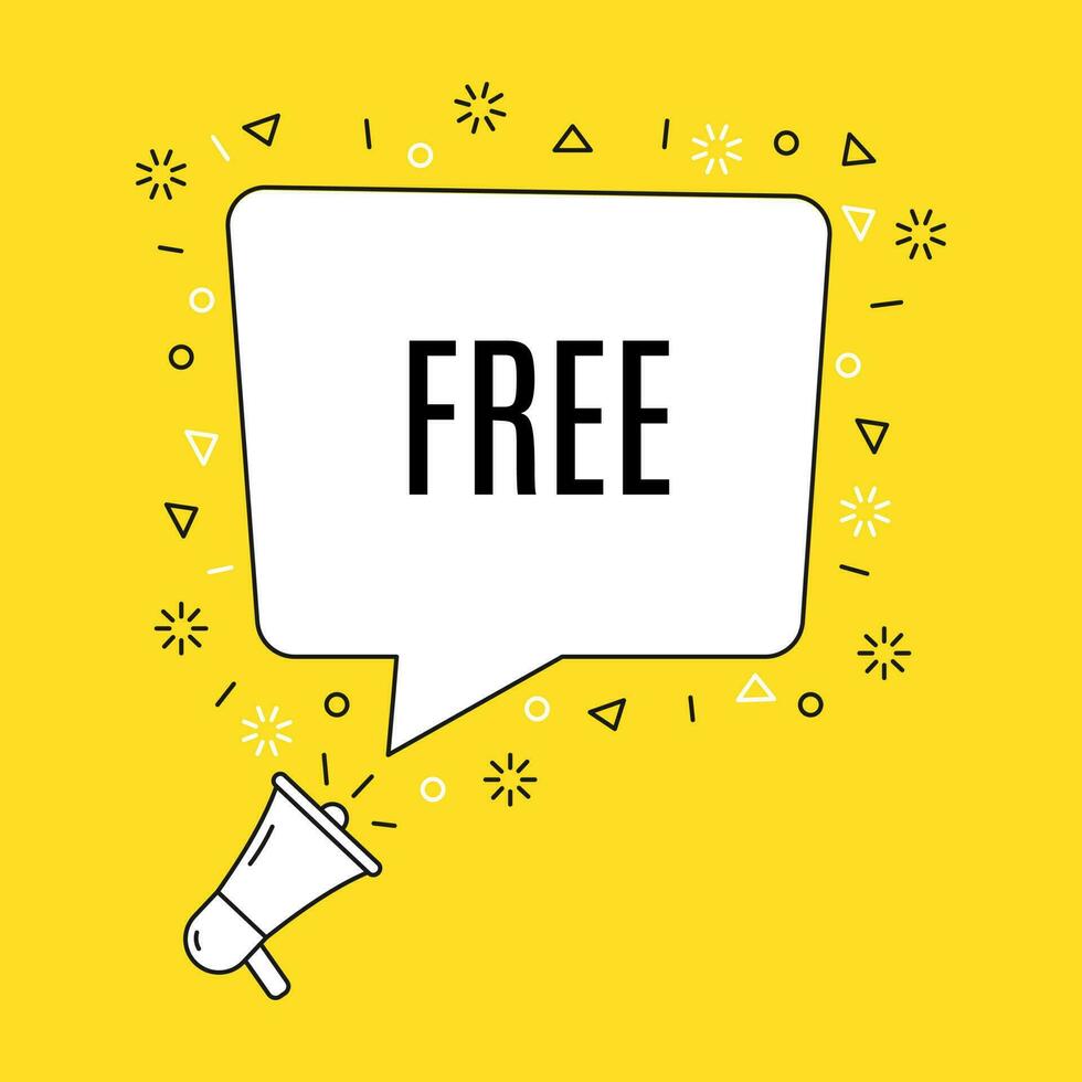 Free Symbol. Special Offer Sign. - Vector. vector