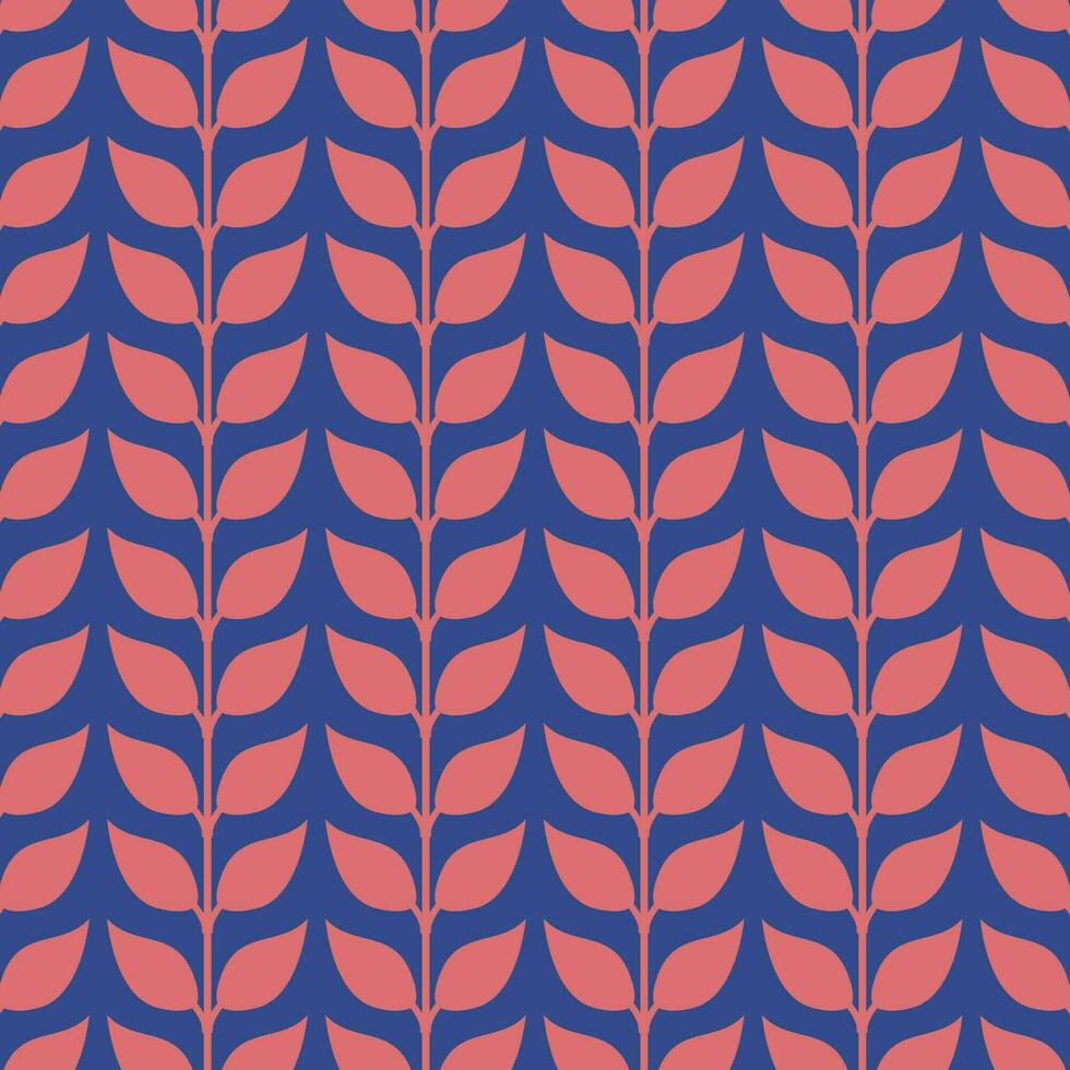 A picture of a red and blue leaf pattern is great for wallpaper. photo