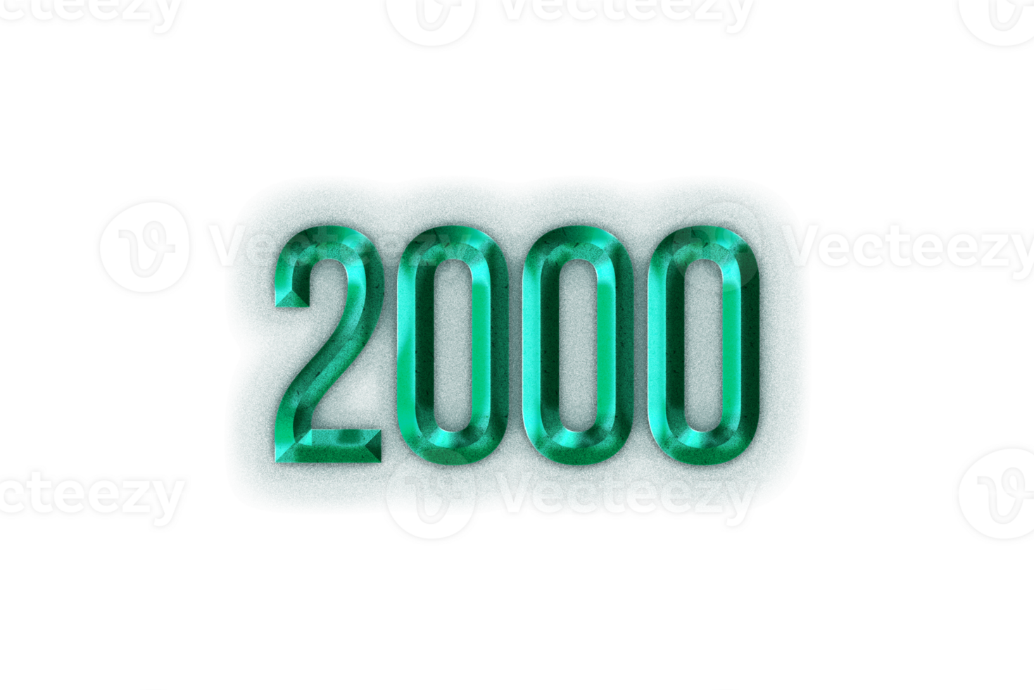 2000 subscribers celebration greeting Number with rustic steel design png