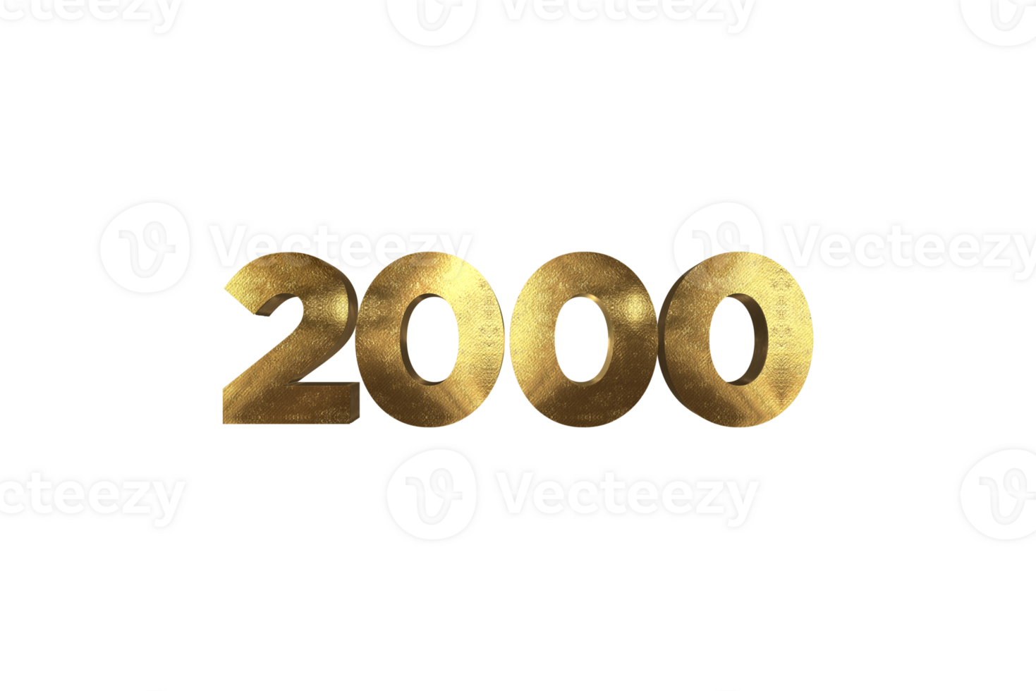 2000 subscribers celebration greeting Number with gold design png