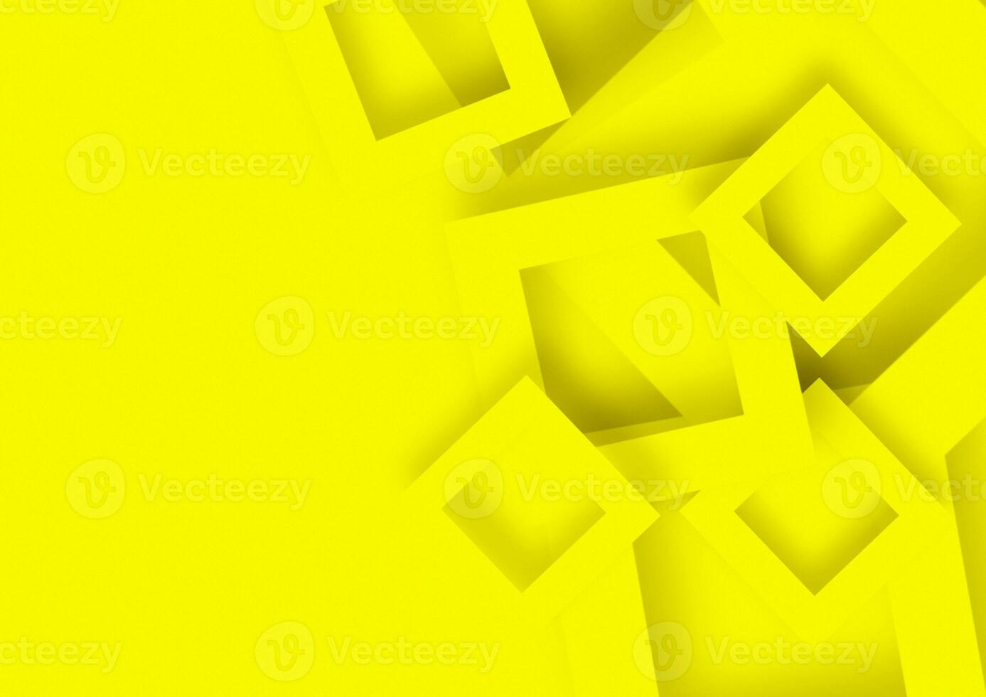 abstract yelow color geometric shapes background photo