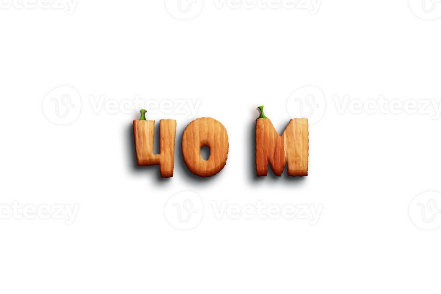 40-million-subscribers-celebration-greeting-number-with-pumpkin-design