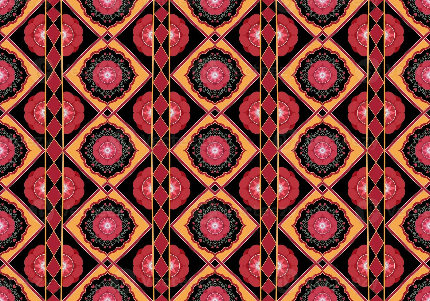 ikat modelo étnico geométrico nativo tribal boho motivo azteca textil tela alfombra mandalas africano americano antecedentes fondo ilustraciones loseta papel flor textura tela cerámico fondo de pantalla foto