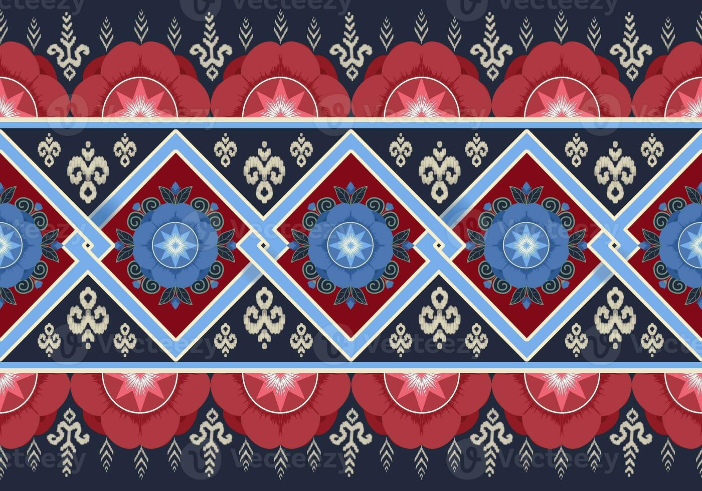 Ikat Pattern Ethnic Geometric native tribal boho motif aztec textile fabric carpet mandalas African American background backdrop illustrations tile paper flower texture fabric ceramic wallpaper photo