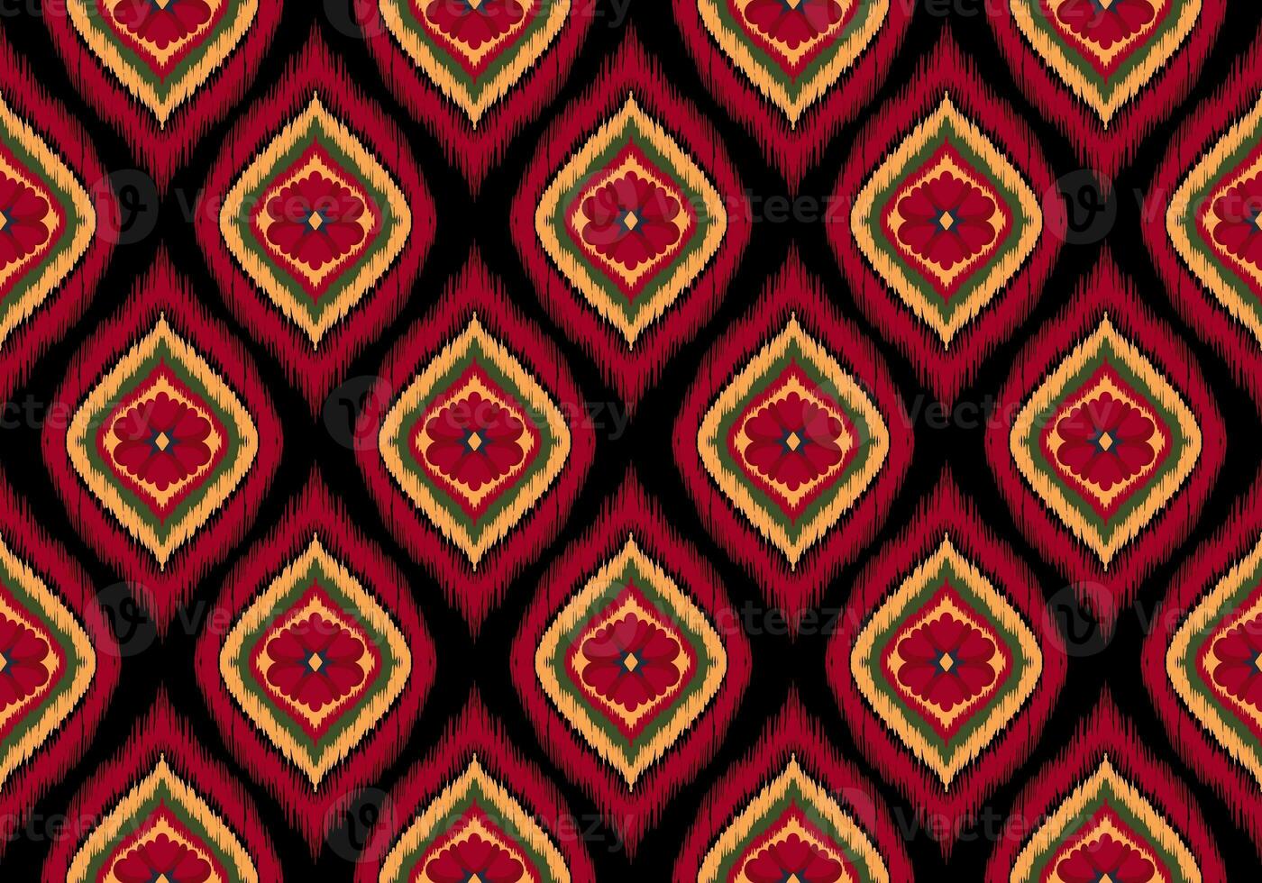 Ikat Pattern Ethnic Geometric native tribal boho motif aztec textile fabric carpet mandalas African American background backdrop illustrations tile paper flower texture fabric ceramic wallpaper photo