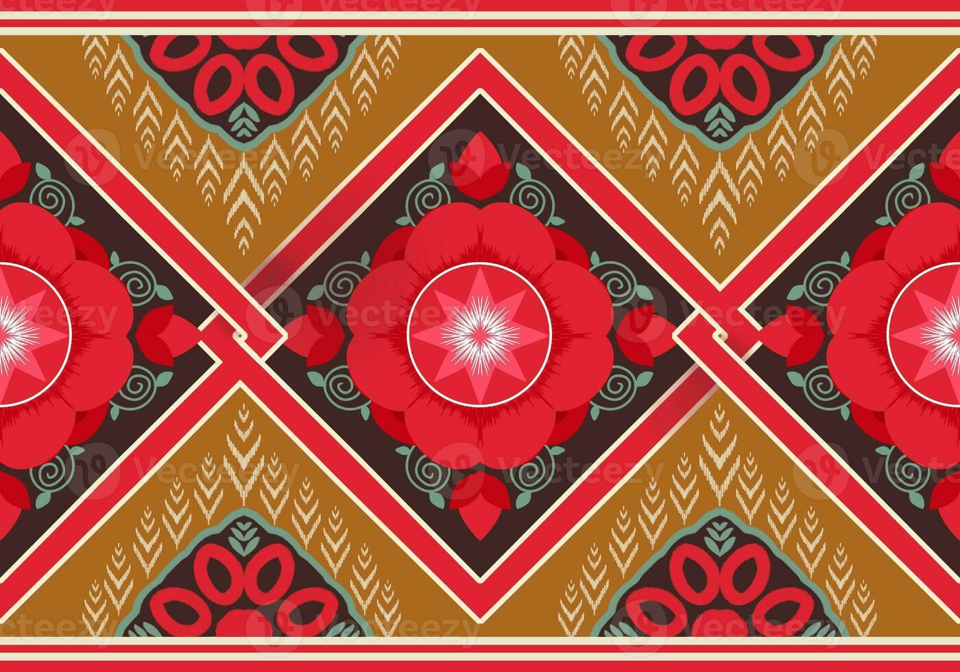 Ikat Pattern Ethnic Geometric native tribal boho motif aztec textile fabric carpet mandalas African American background backdrop illustrations tile paper flower texture fabric ceramic wallpaper photo