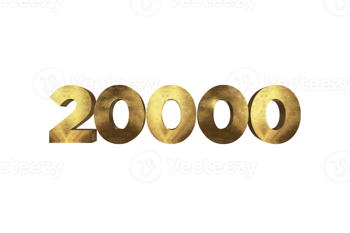 20000 subscribers celebration greeting Number with gold design png