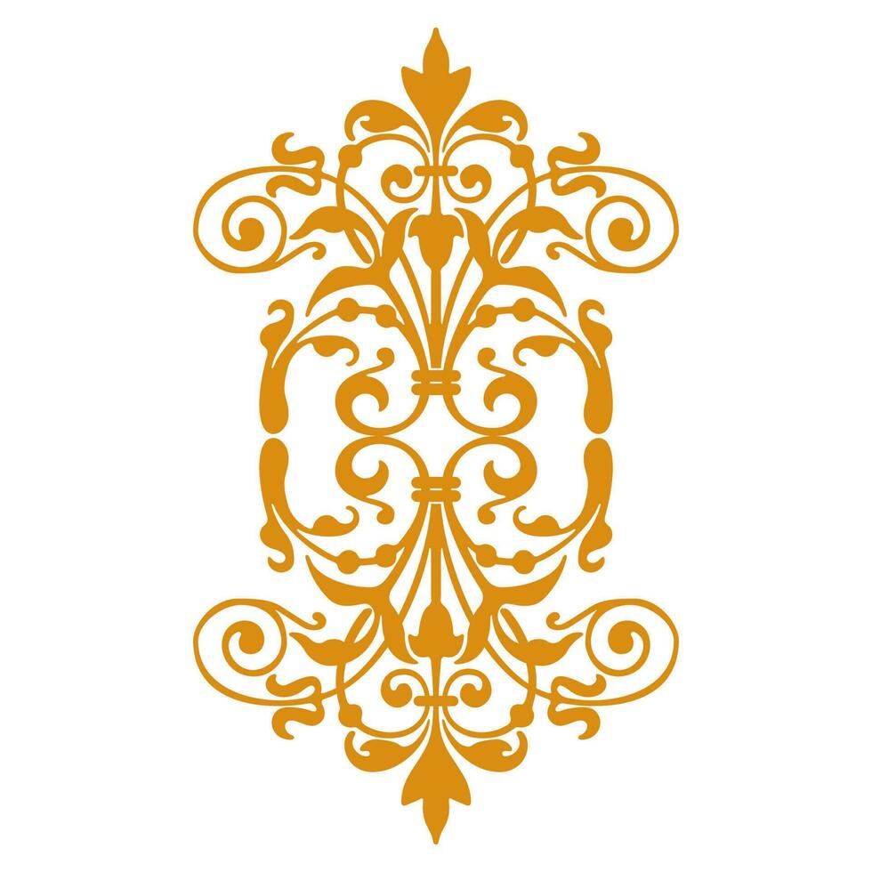 Set of vector floral elements for design
