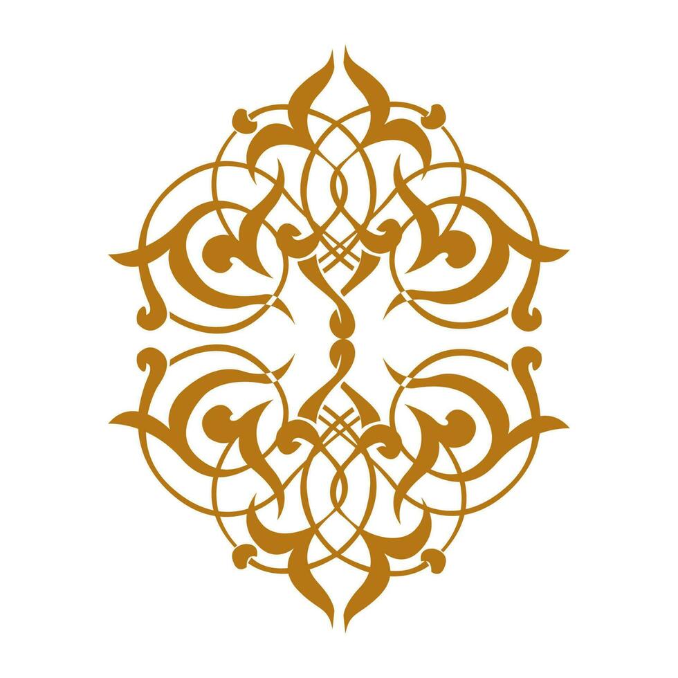 Set of vector floral elements for design