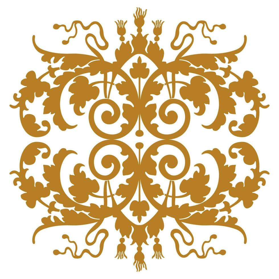 Ornate ornament design and decorative elements. Classic calligraphic and floral vector illustration.