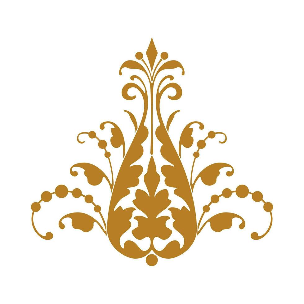 Ornate ornament design and decorative elements. Classic calligraphic and floral vector illustration.