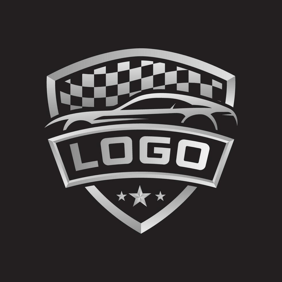 lujo coche marca logo diseño vector