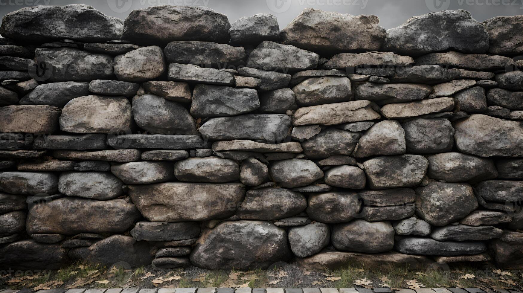 ancient stone wall texture , photo