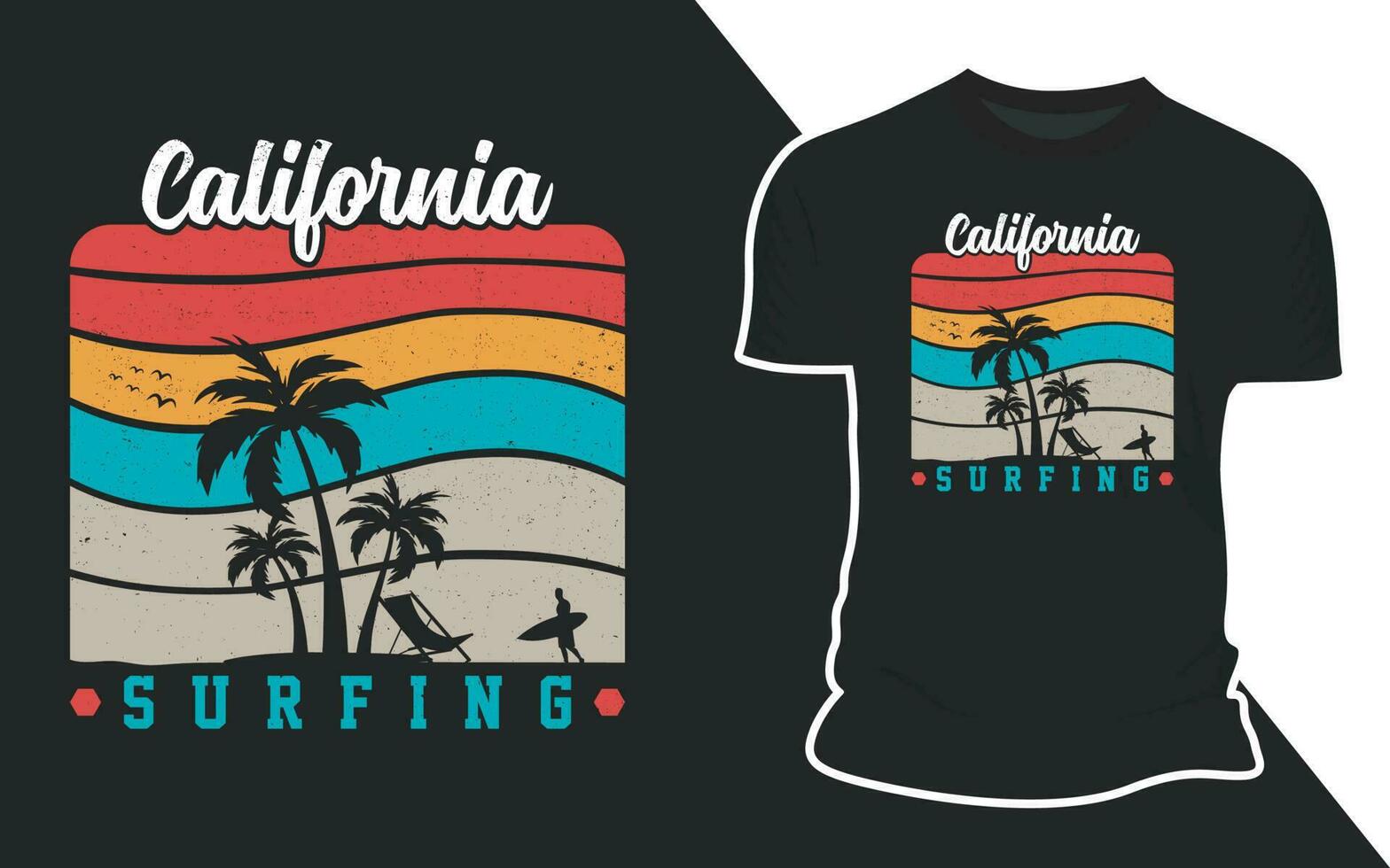 Summer Beach Outdoor Vector T shirt Design Graphics