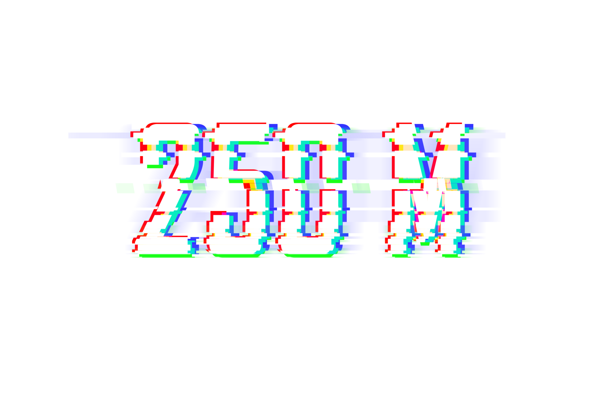 250 Million Subscribers Celebration Greeting Number With Glitch Design 250-million-subscribers-celebration-greeting-number-with-glitch-design