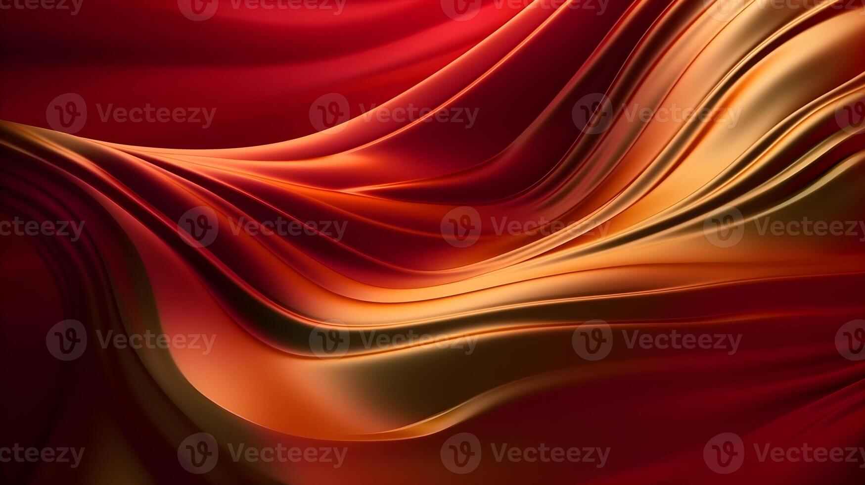 Abstract Background with 3D red Gradient Silk Fabric , photo