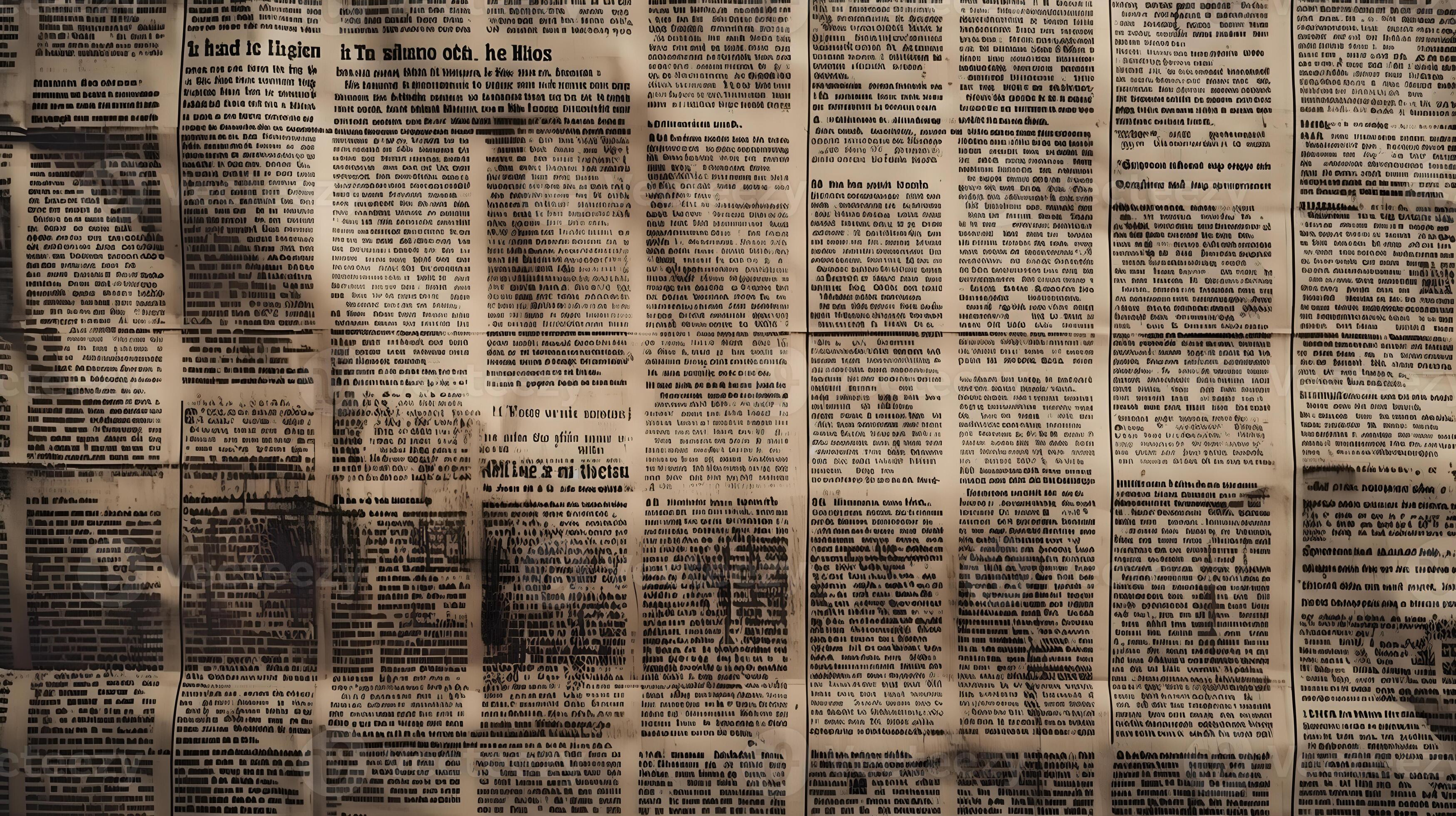 newspaper wallpaper ,old newspaper background , 23501324 Stock Photo at