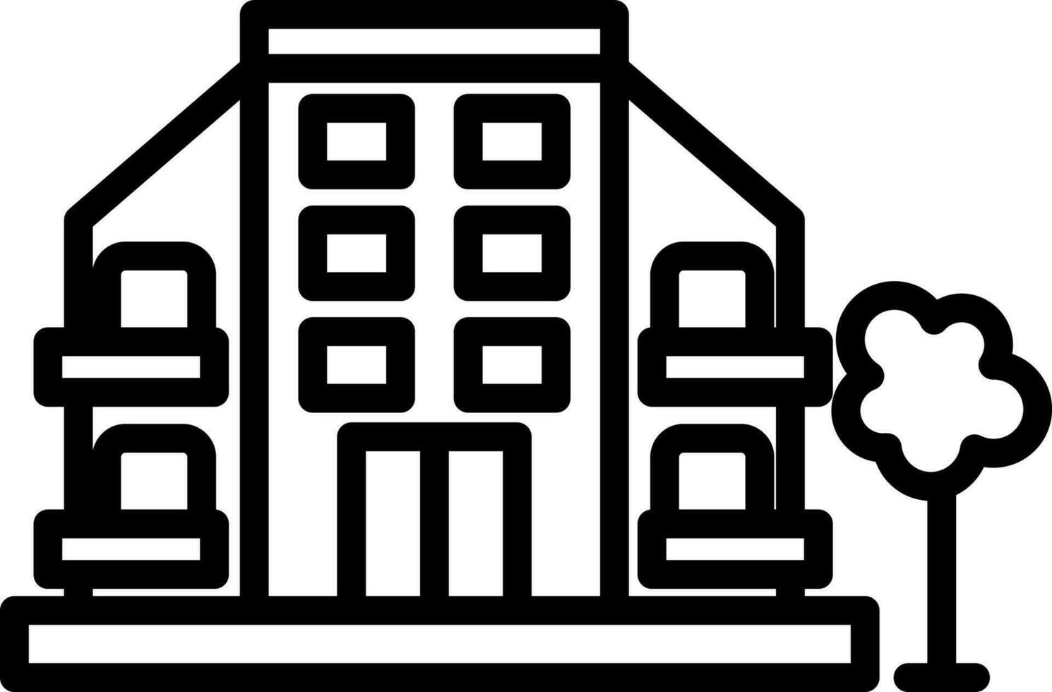 Apartment Vector Icon Design